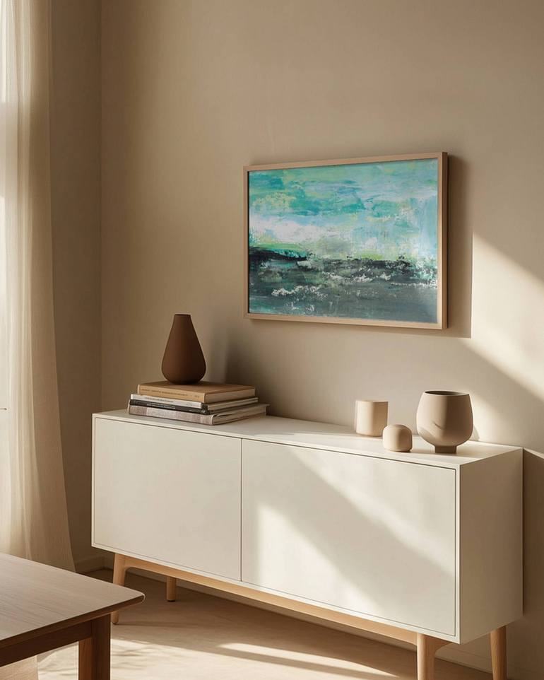 Original Modernism Abstract Painting by Deb Chaney