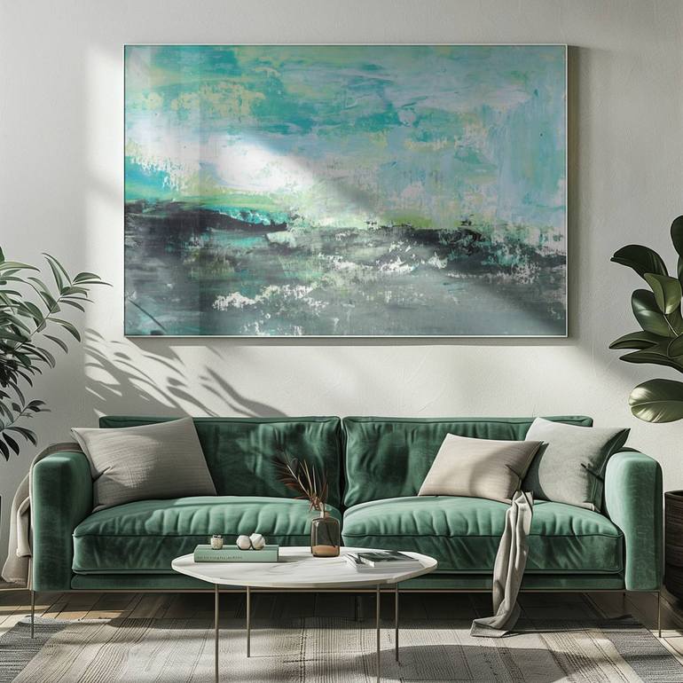 Original Modernism Abstract Painting by Deb Chaney