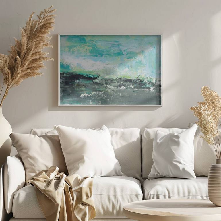 Original Modernism Abstract Painting by Deb Chaney