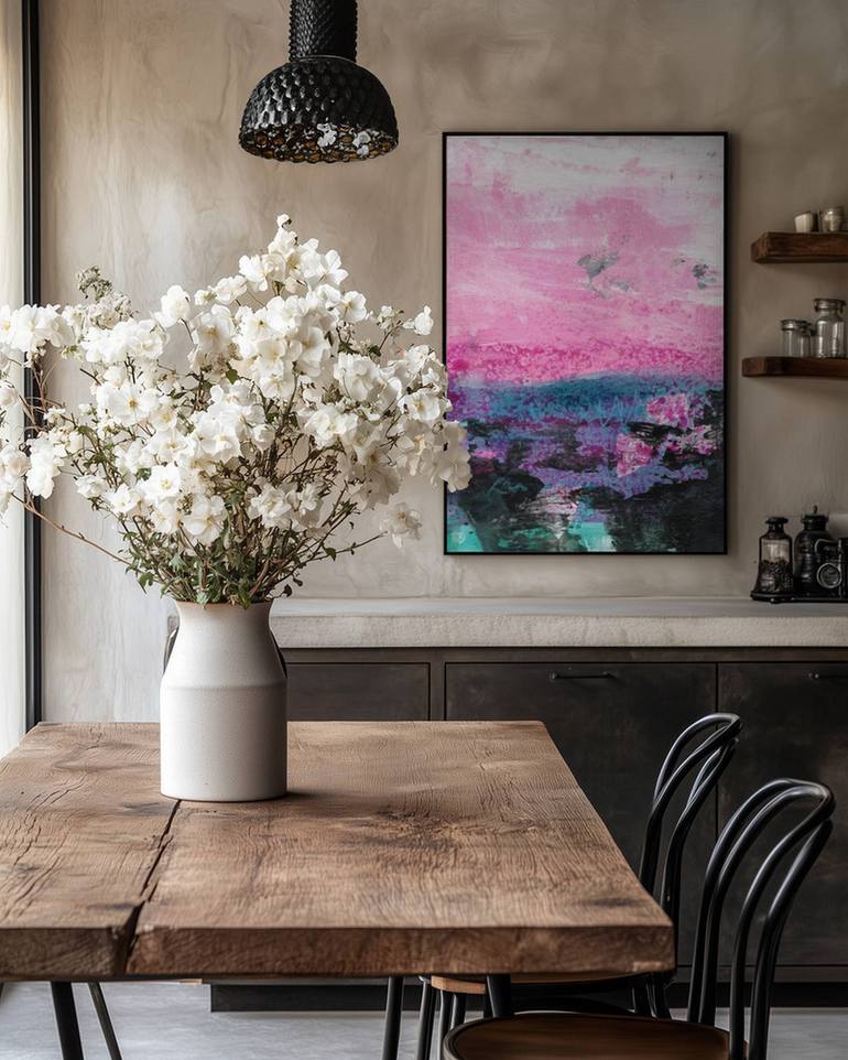 Original Modernism Abstract Painting by Deb Chaney