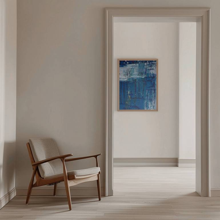 Original Modernism Abstract Painting by Deb Chaney