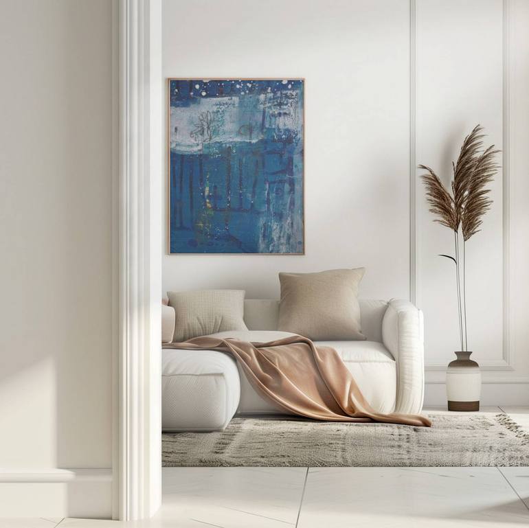 Original Modernism Abstract Painting by Deb Chaney