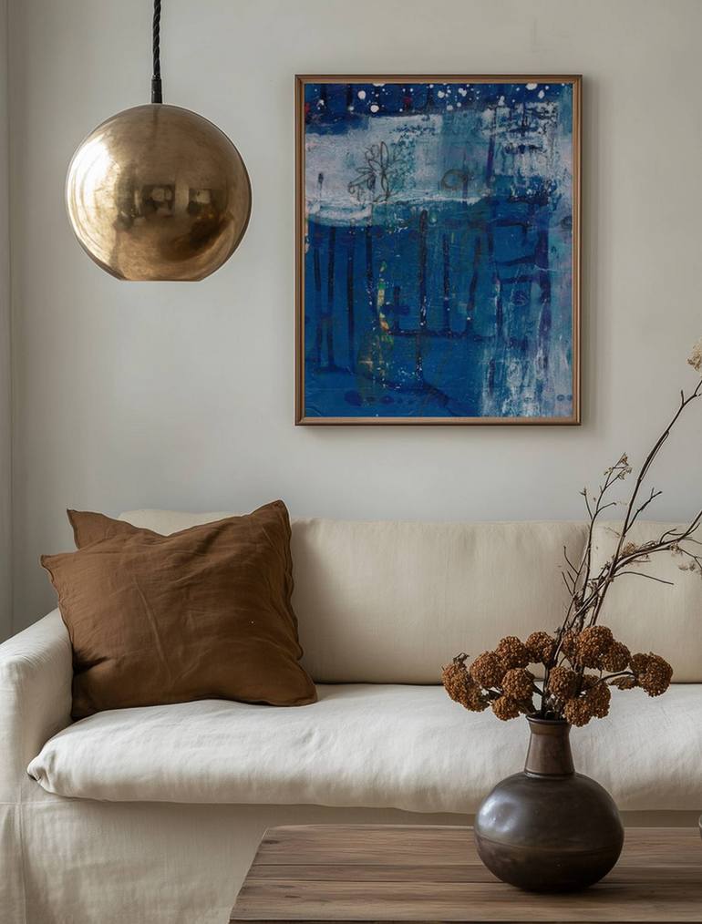 Original Modernism Abstract Painting by Deb Chaney