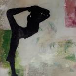 Collection Yoga Girls -> Small 9" x 12" ready to hang paintings on wood panel