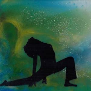 Collection Yoga Girls -> Small 9" x 12" ready to hang paintings on wood panel