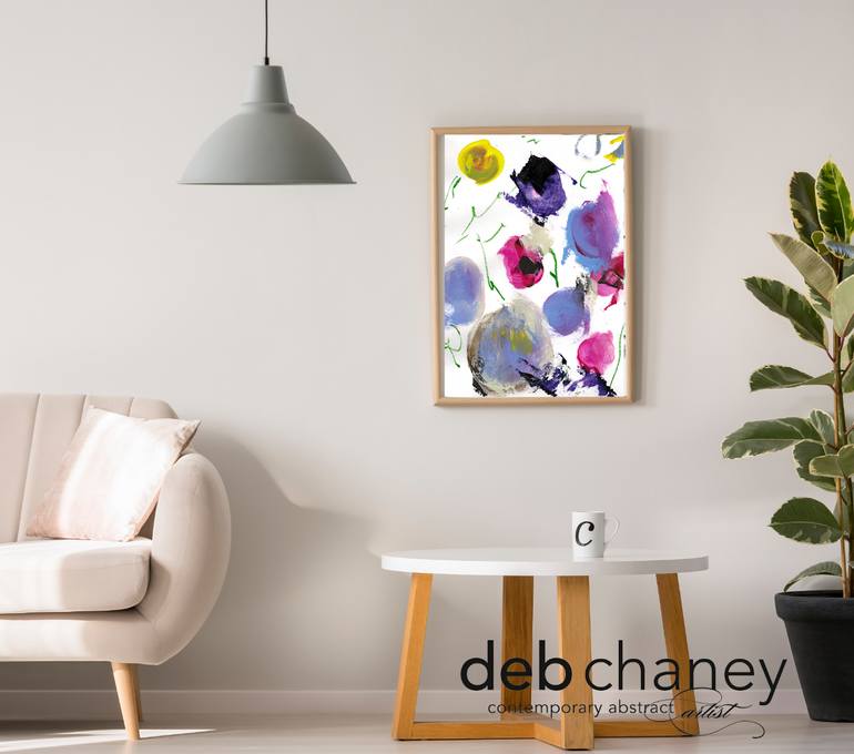 Original Abstract Expressionism Abstract Painting by Deb Chaney