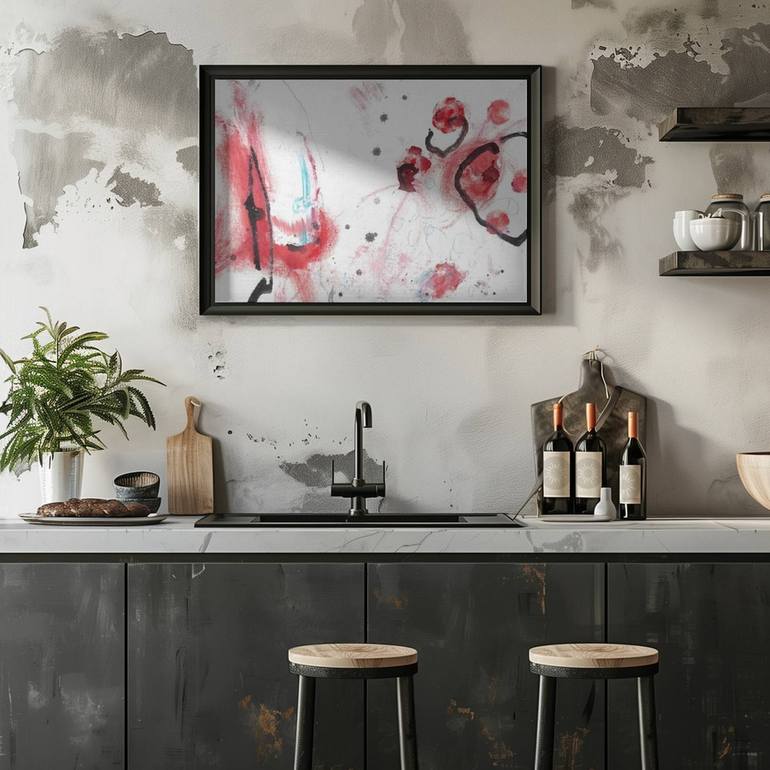 Original Abstract Expressionism Abstract Painting by Deb Chaney