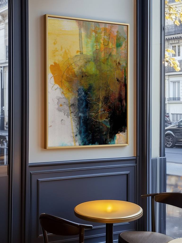 Original Abstract Expressionism Abstract Painting by Deb Chaney