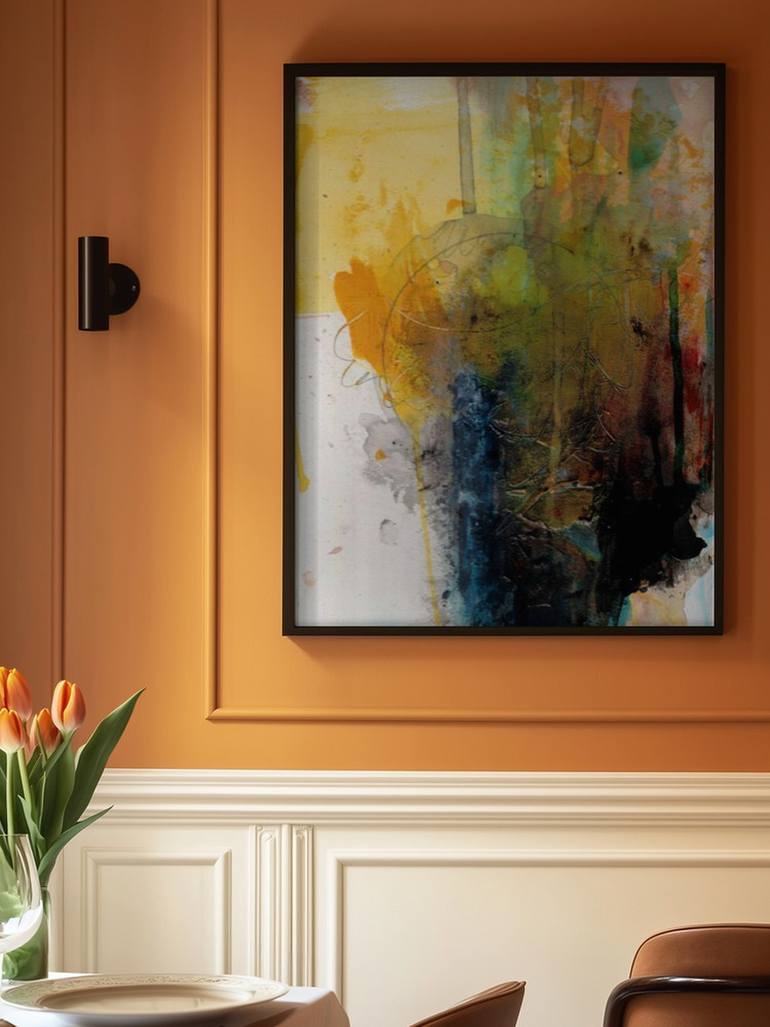 Original Abstract Expressionism Abstract Painting by Deb Chaney