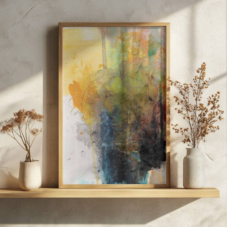 Original Abstract Expressionism Abstract Painting by Deb Chaney