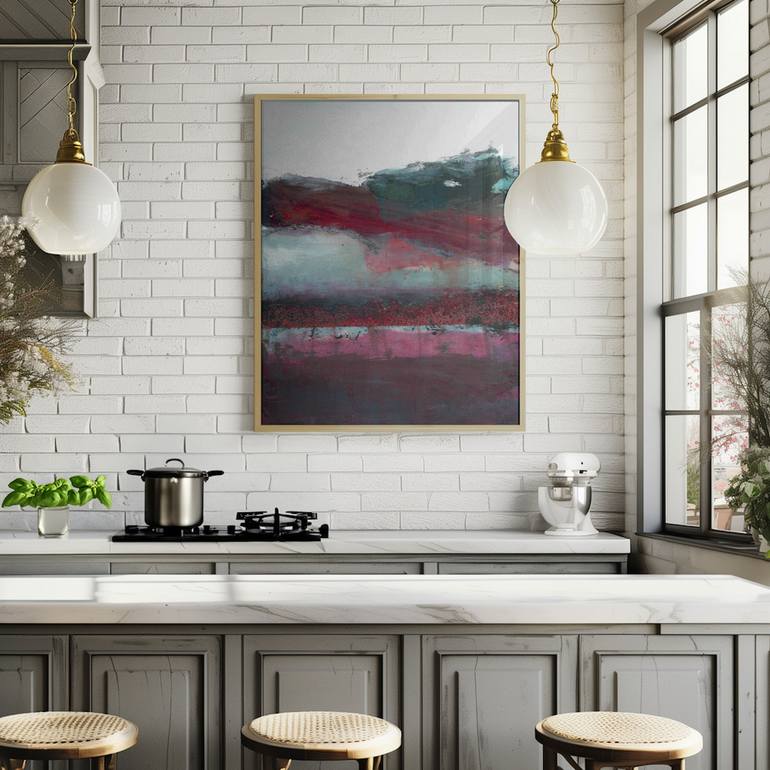Original landscape Abstract Painting by Deb Chaney