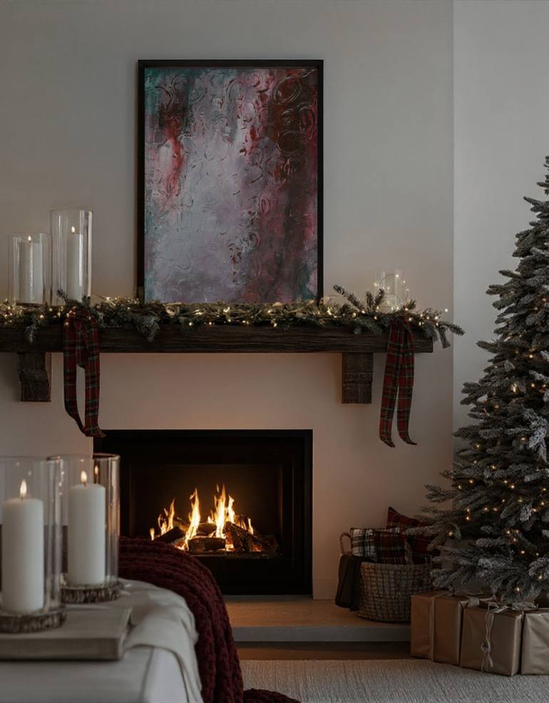 Original Abstract Expressionism Abstract Painting by Deb Chaney