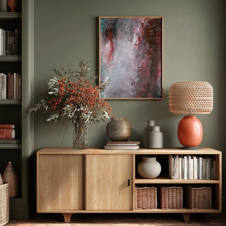 Original Abstract Expressionism Abstract Painting by Deb Chaney