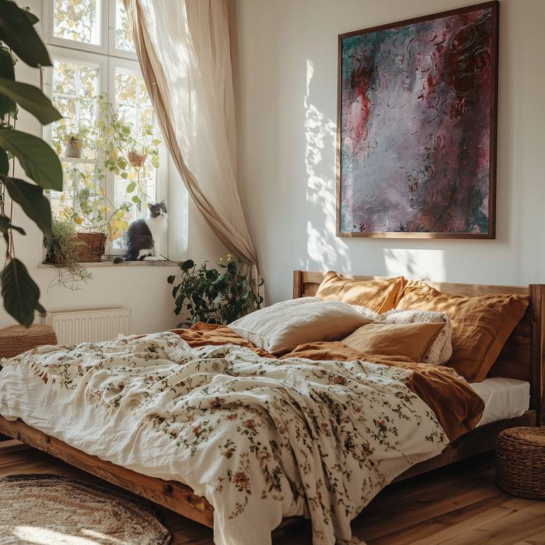 Original Abstract Expressionism Abstract Painting by Deb Chaney