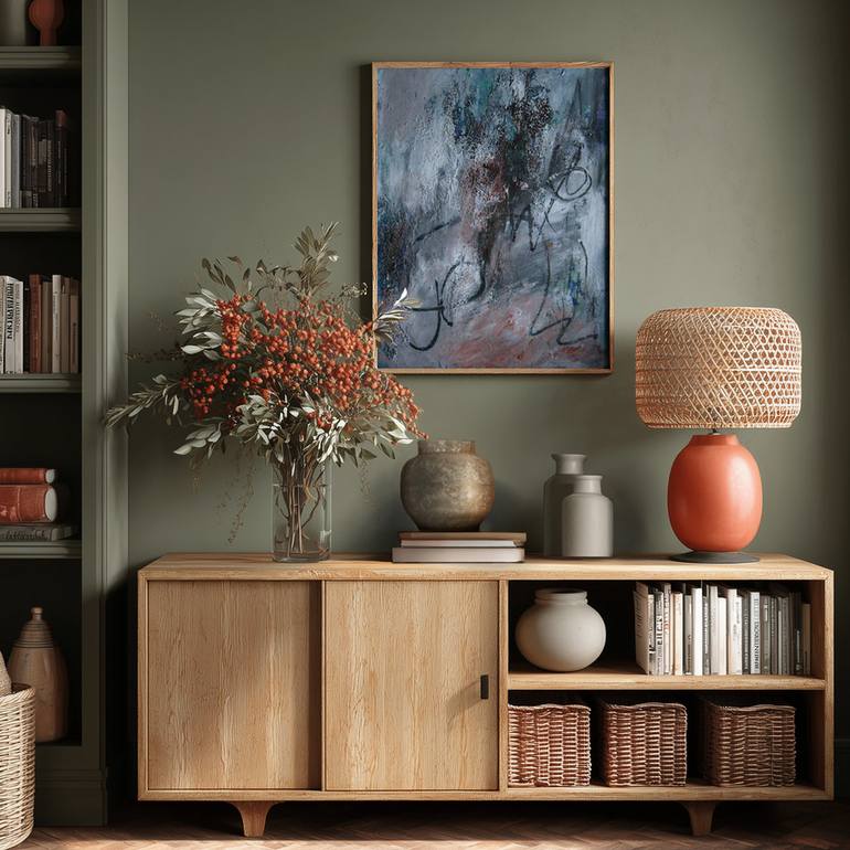 Original Abstract Expressionism Abstract Painting by Deb Chaney