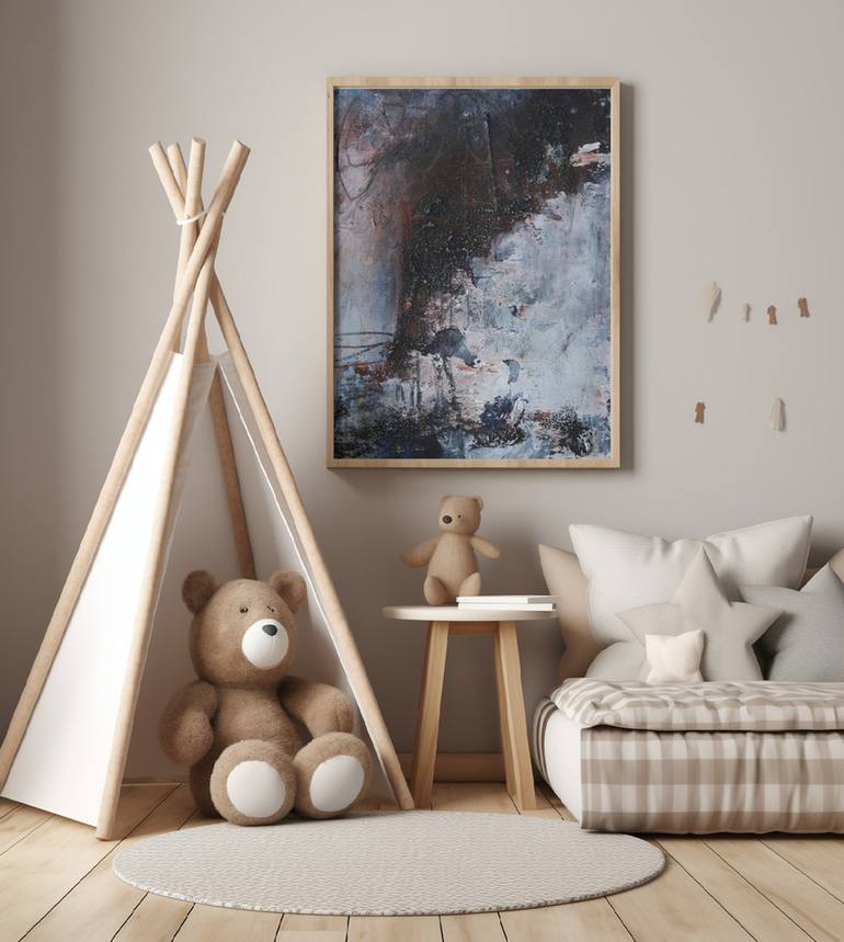 Original Abstract Expressionism Abstract Painting by Deb Chaney