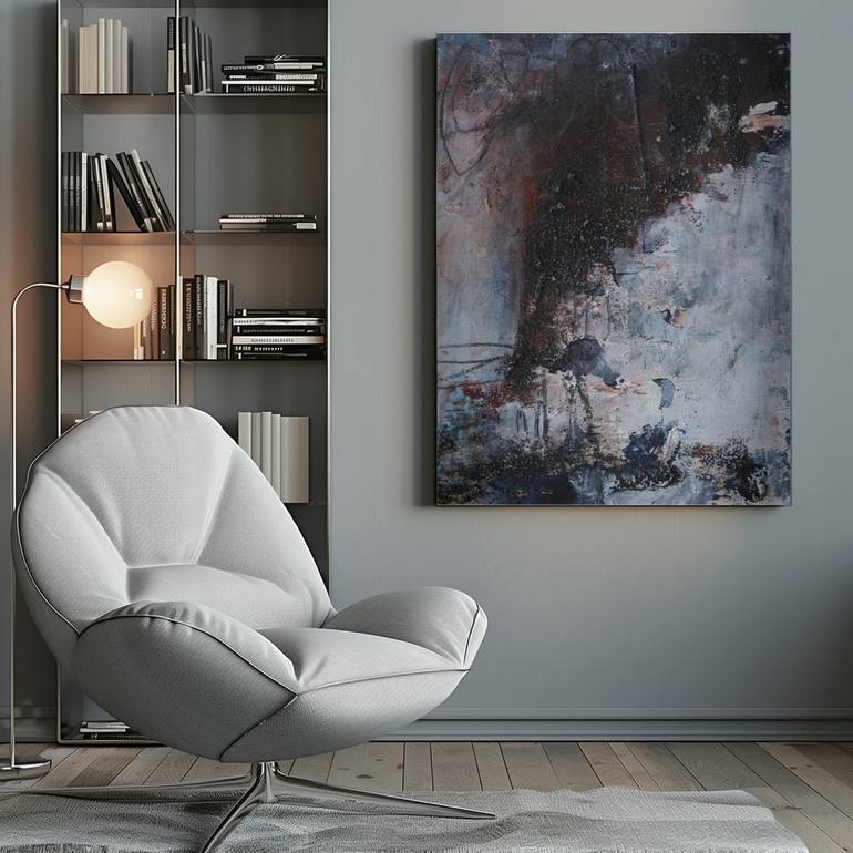 Original Abstract Expressionism Abstract Painting by Deb Chaney