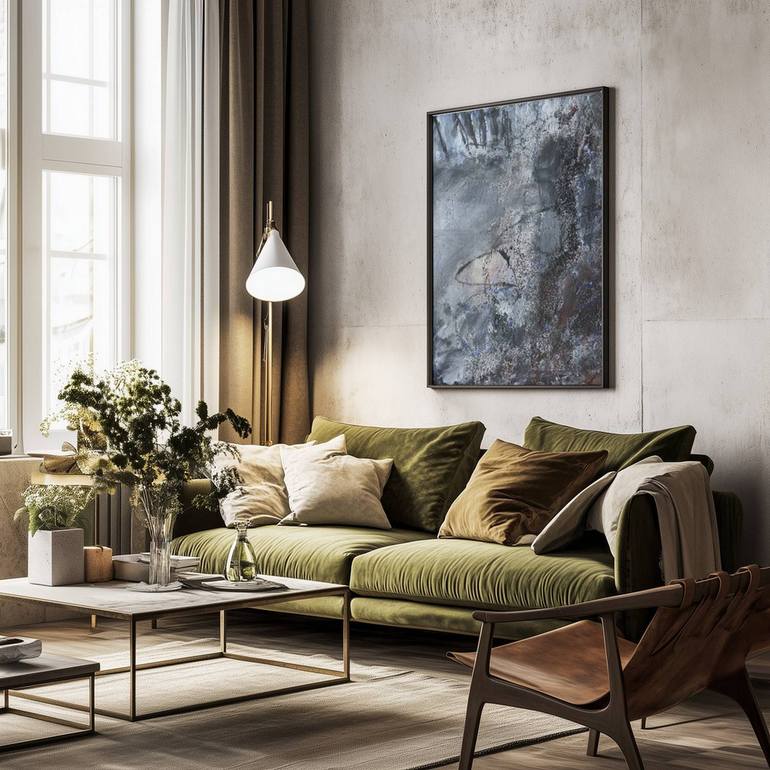 Original Abstract Expressionism Abstract Painting by Deb Chaney