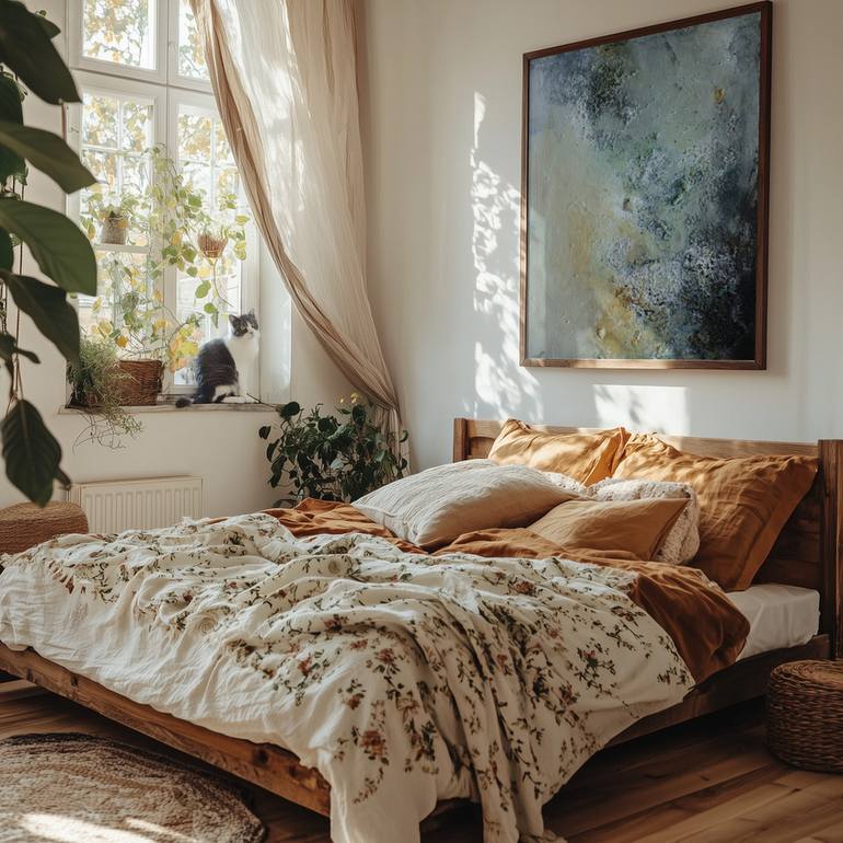 Original Abstract Expressionism Abstract Painting by Deb Chaney