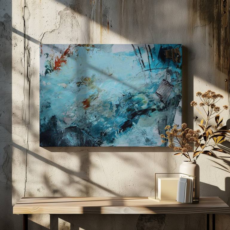 Original Abstract Expressionism Abstract Painting by Deb Chaney