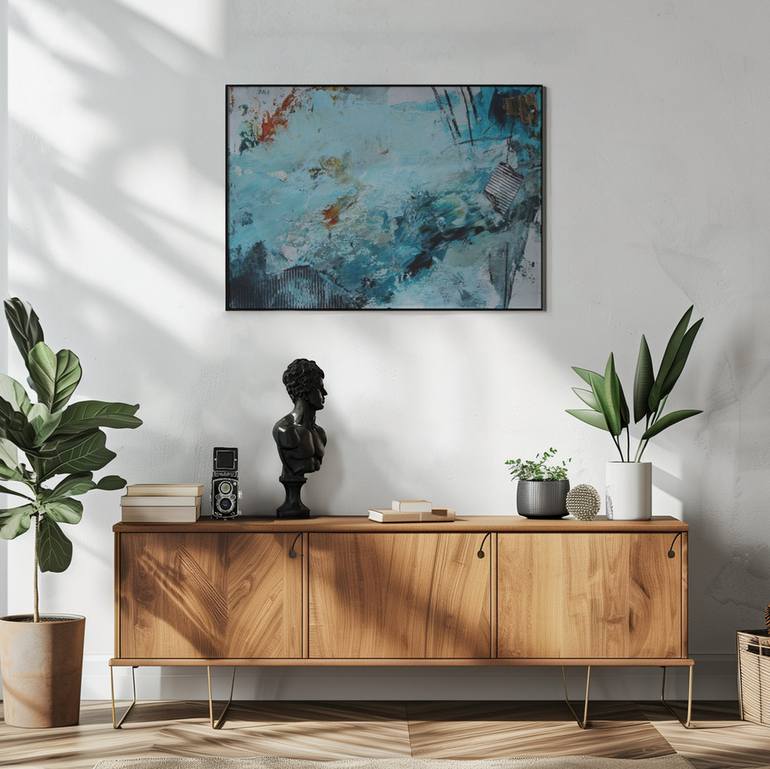 Original Abstract Expressionism Abstract Painting by Deb Chaney