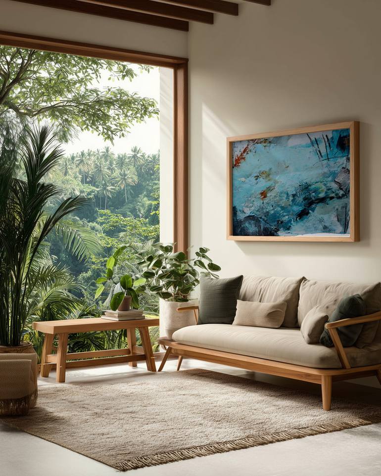 Original Abstract Expressionism Abstract Painting by Deb Chaney