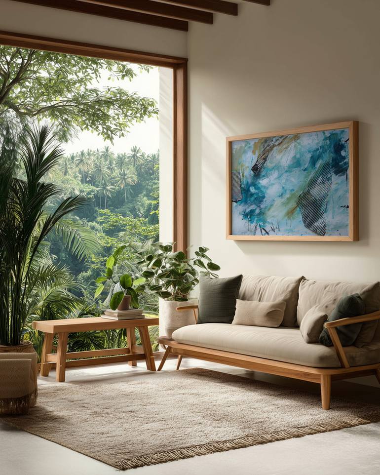 Original Abstract Expressionism Abstract Painting by Deb Chaney