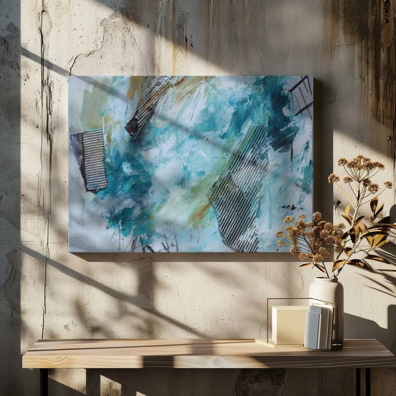 Original Abstract Expressionism Abstract Painting by Deb Chaney