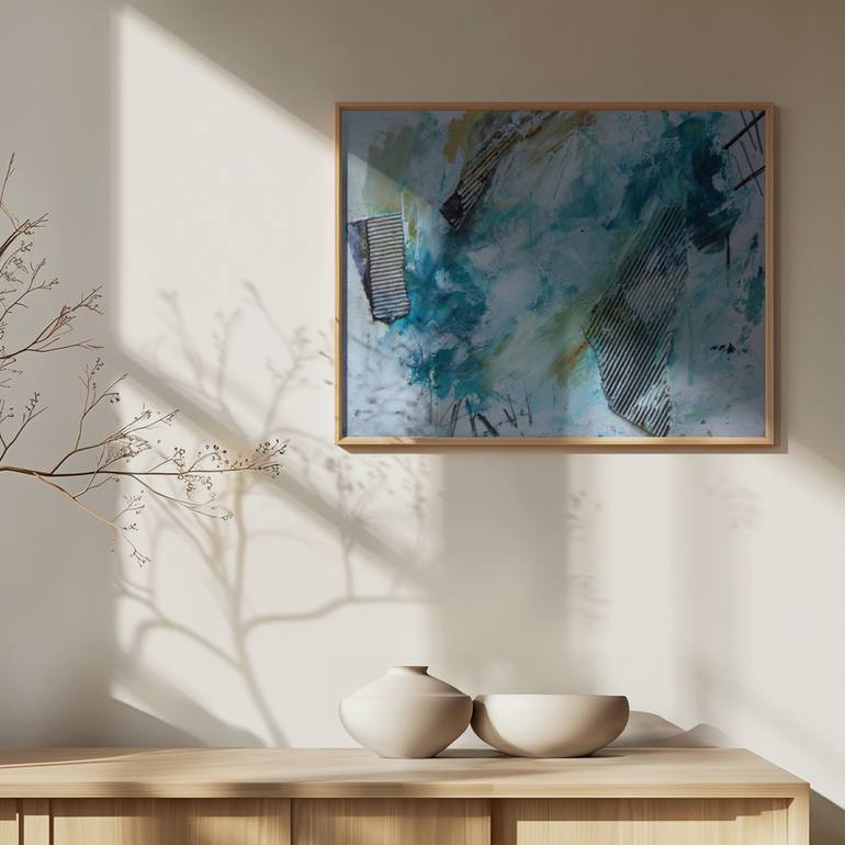 Original Abstract Expressionism Abstract Painting by Deb Chaney