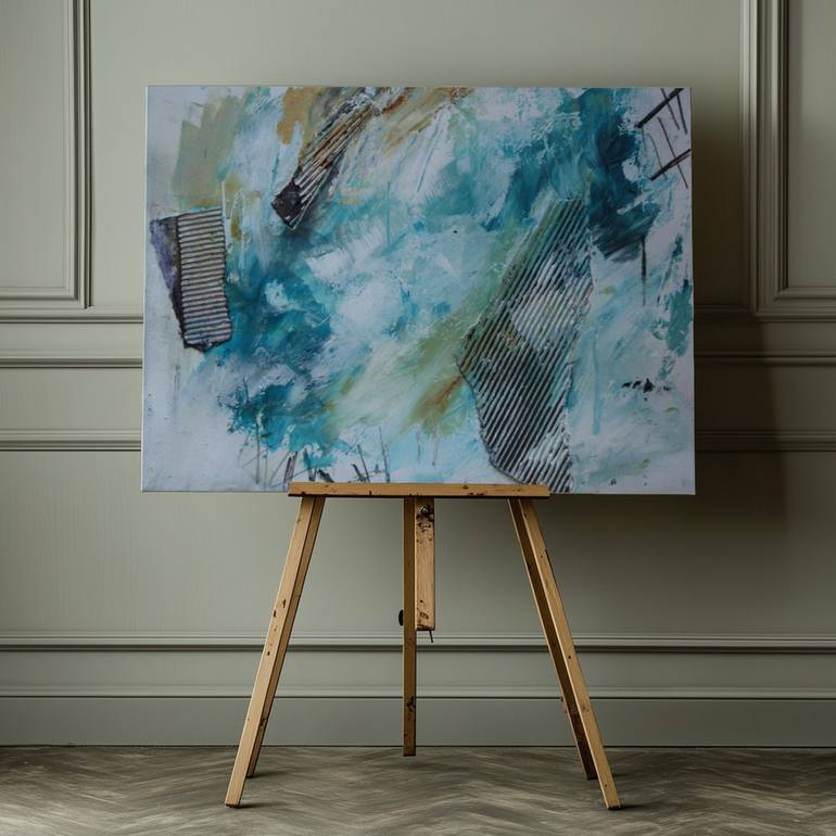 Original Abstract Expressionism Abstract Painting by Deb Chaney