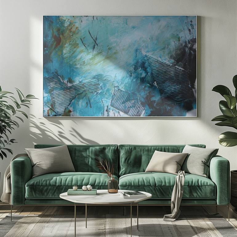 Original Abstract Expressionism Abstract Painting by Deb Chaney