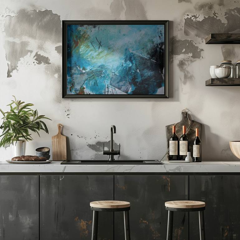 Original Abstract Expressionism Abstract Painting by Deb Chaney