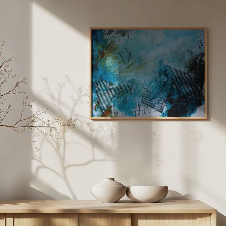 Original Abstract Expressionism Abstract Painting by Deb Chaney