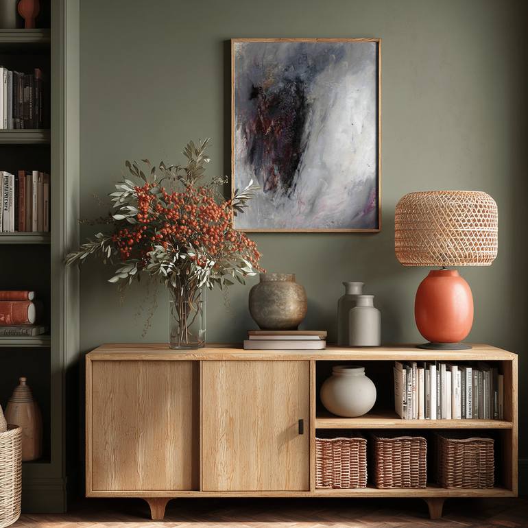 Original Abstract Expressionism Abstract Painting by Deb Chaney