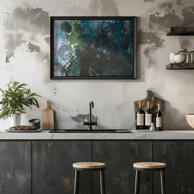 Original Abstract Expressionism Abstract Painting by Deb Chaney