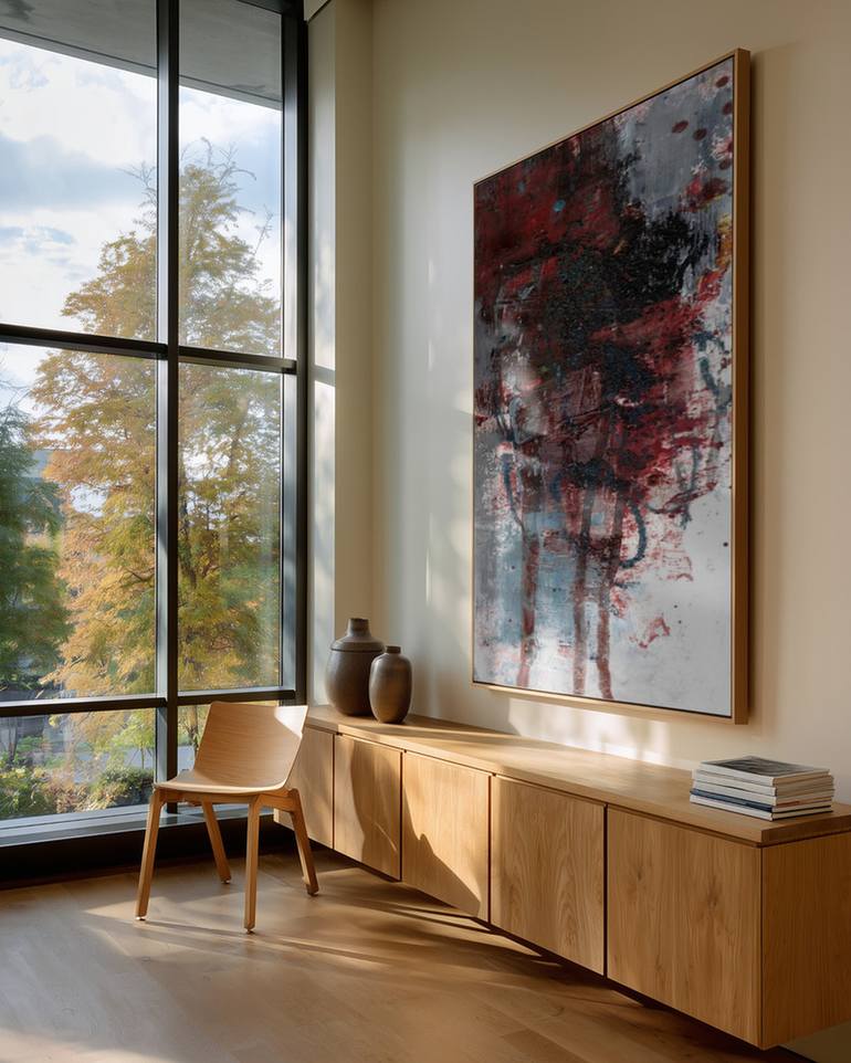 Original Abstract Expressionism Abstract Painting by Deb Chaney