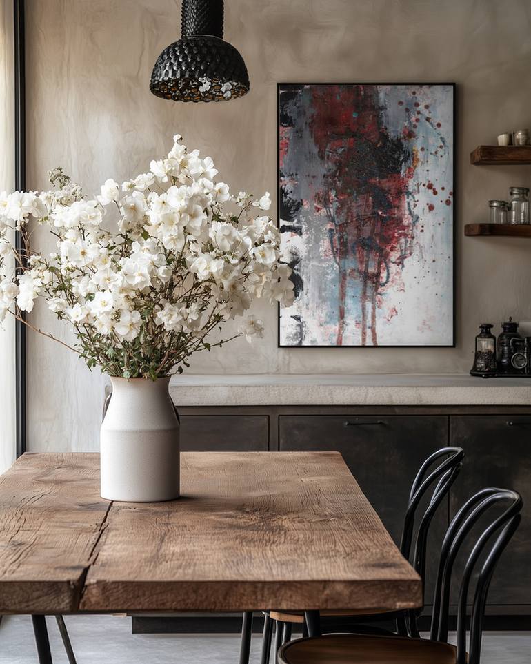 Original Abstract Expressionism Abstract Painting by Deb Chaney