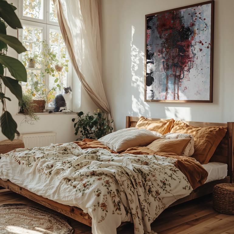 Original Abstract Expressionism Abstract Painting by Deb Chaney