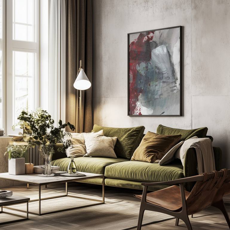 Original Abstract Expressionism Abstract Painting by Deb Chaney