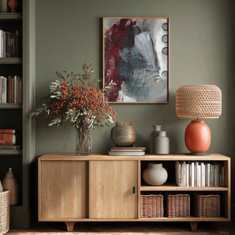 Original Abstract Expressionism Abstract Painting by Deb Chaney