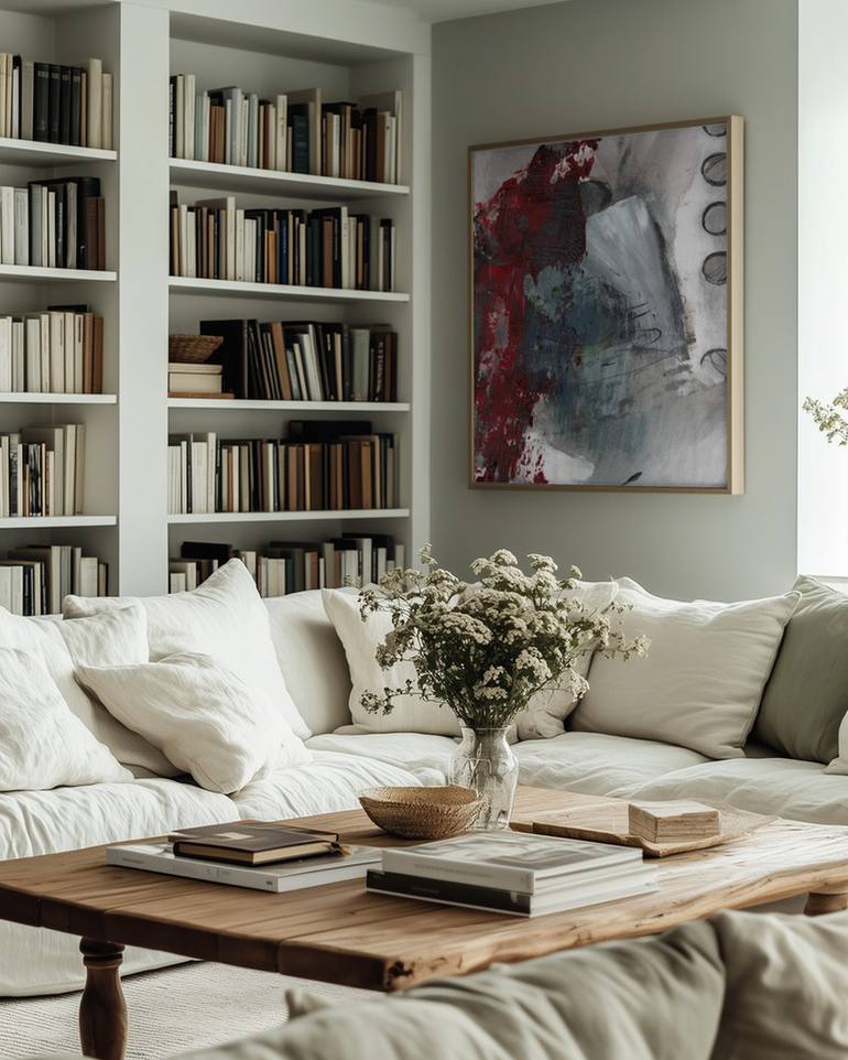 Original Abstract Expressionism Abstract Painting by Deb Chaney