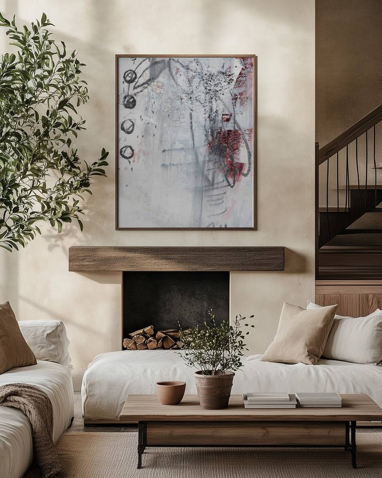 Original Abstract Expressionism Abstract Painting by Deb Chaney