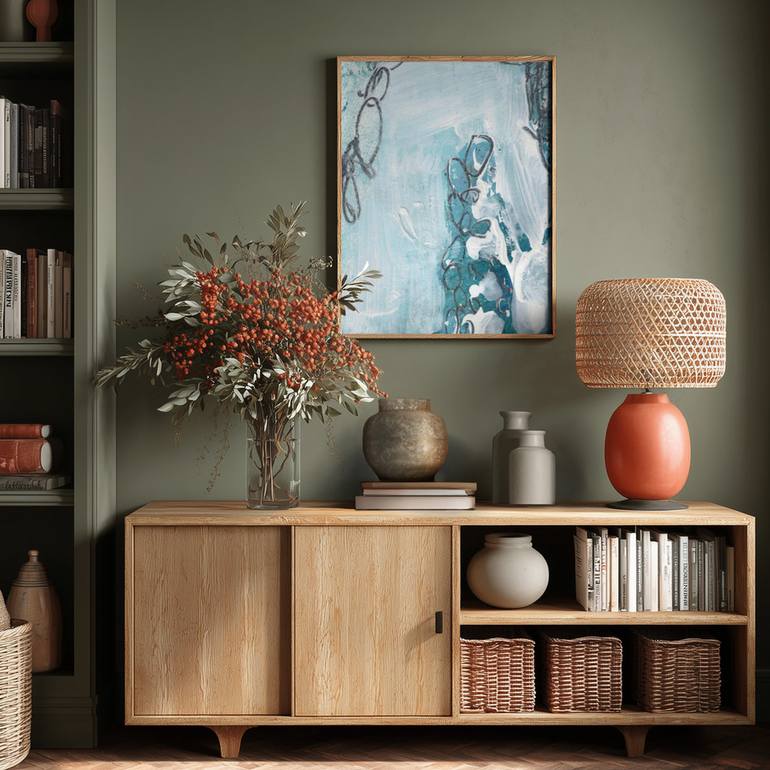 Original Abstract Expressionism Abstract Painting by Deb Chaney