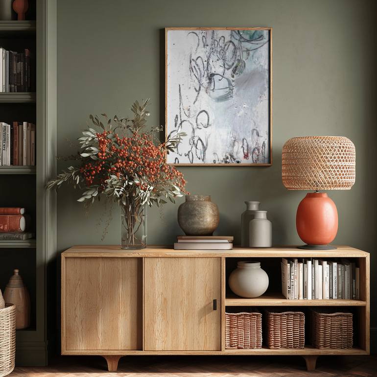 Original Abstract Expressionism Abstract Painting by Deb Chaney