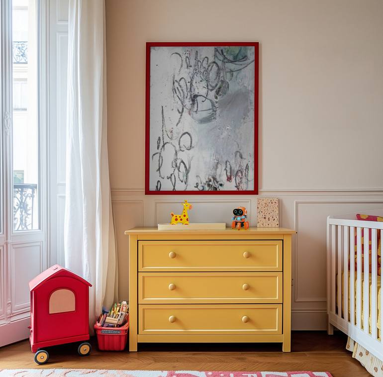 Original Abstract Expressionism Abstract Painting by Deb Chaney