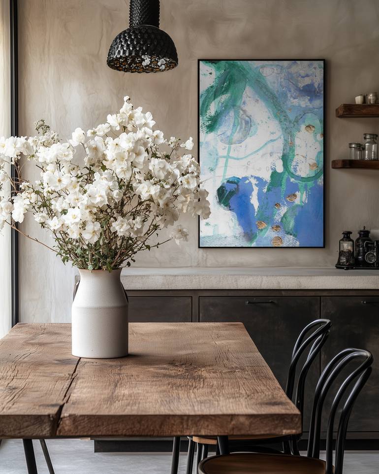 Original Abstract Expressionism Abstract Painting by Deb Chaney