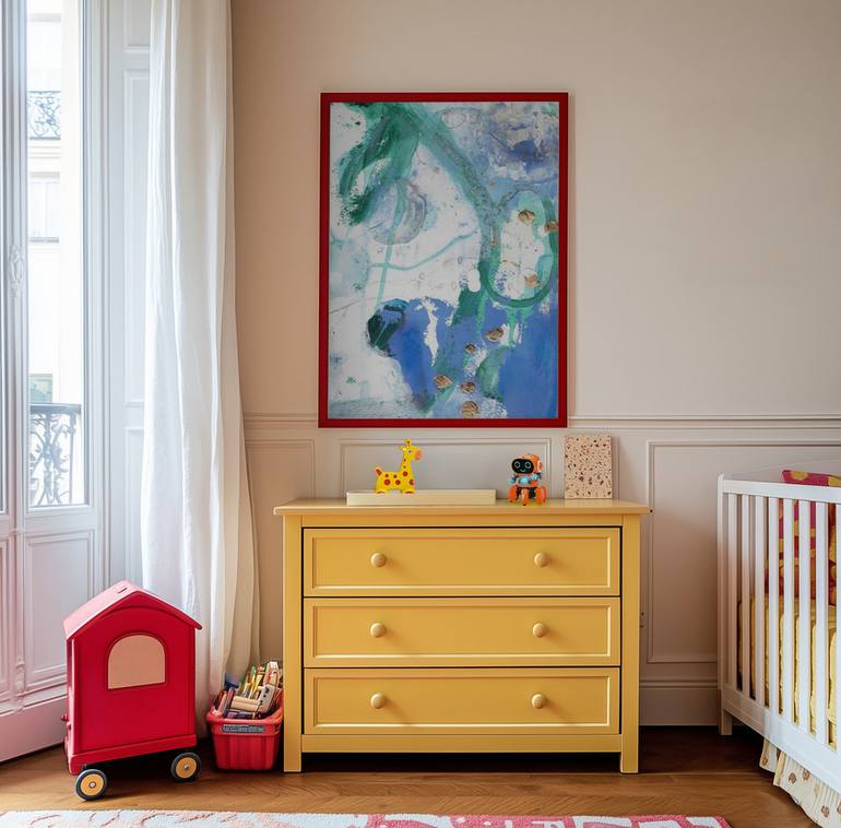 Original Abstract Expressionism Abstract Painting by Deb Chaney