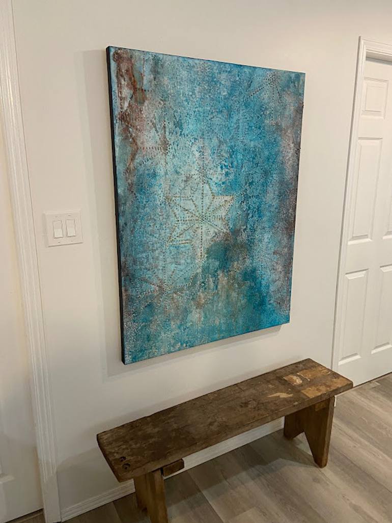 Original Abstract Expressionism Abstract Painting by Deb Chaney