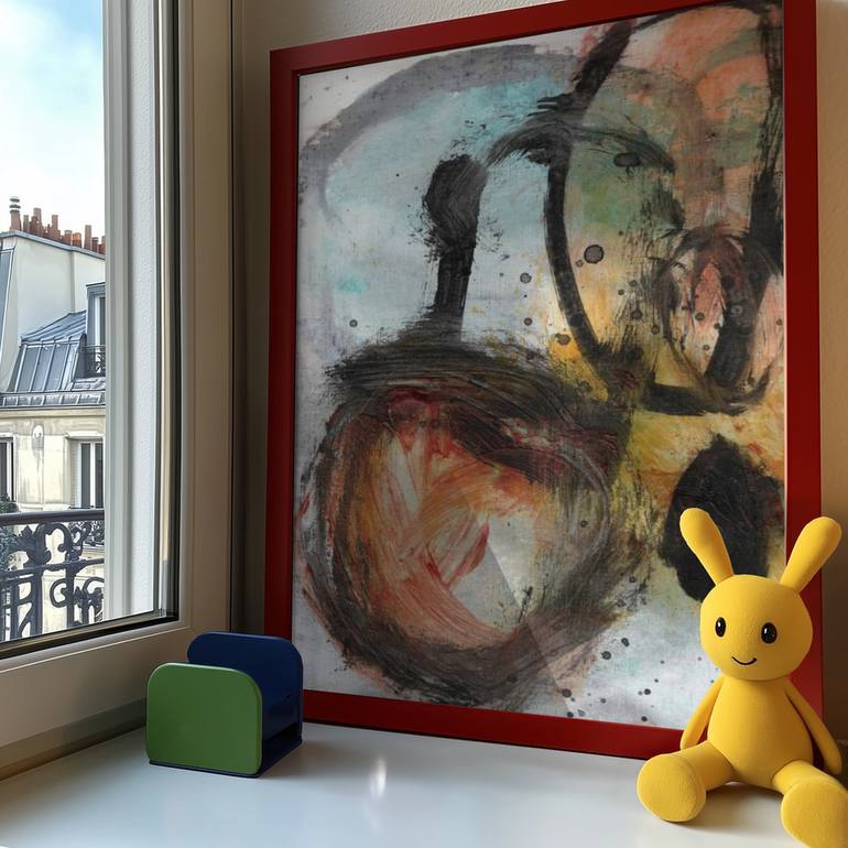 Original Abstract Expressionism Abstract Painting by Deb Chaney