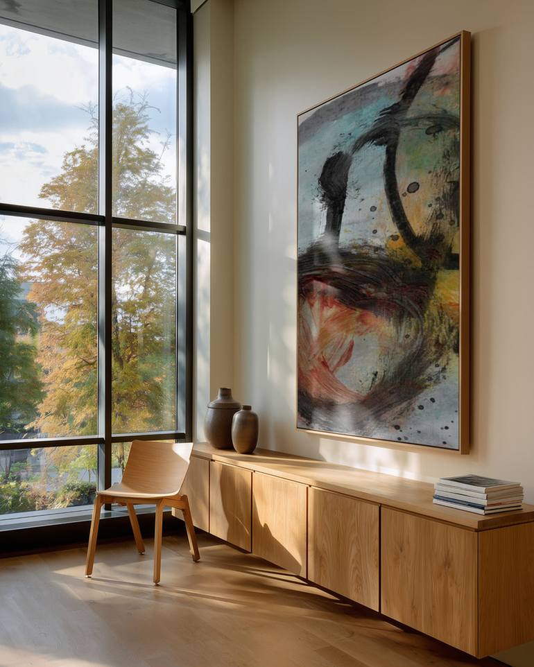 Original Abstract Expressionism Abstract Painting by Deb Chaney